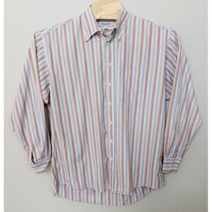 Bullock & Jones San Francisco‎ Button Up Dress Shirt Mens Large 100% Cotton